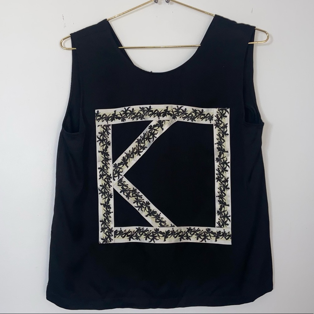 Kenzo Paris sleeves viscose top
